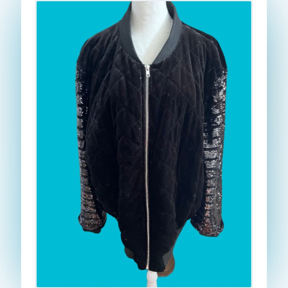 Velvet and Sequin Jacket, NWOT